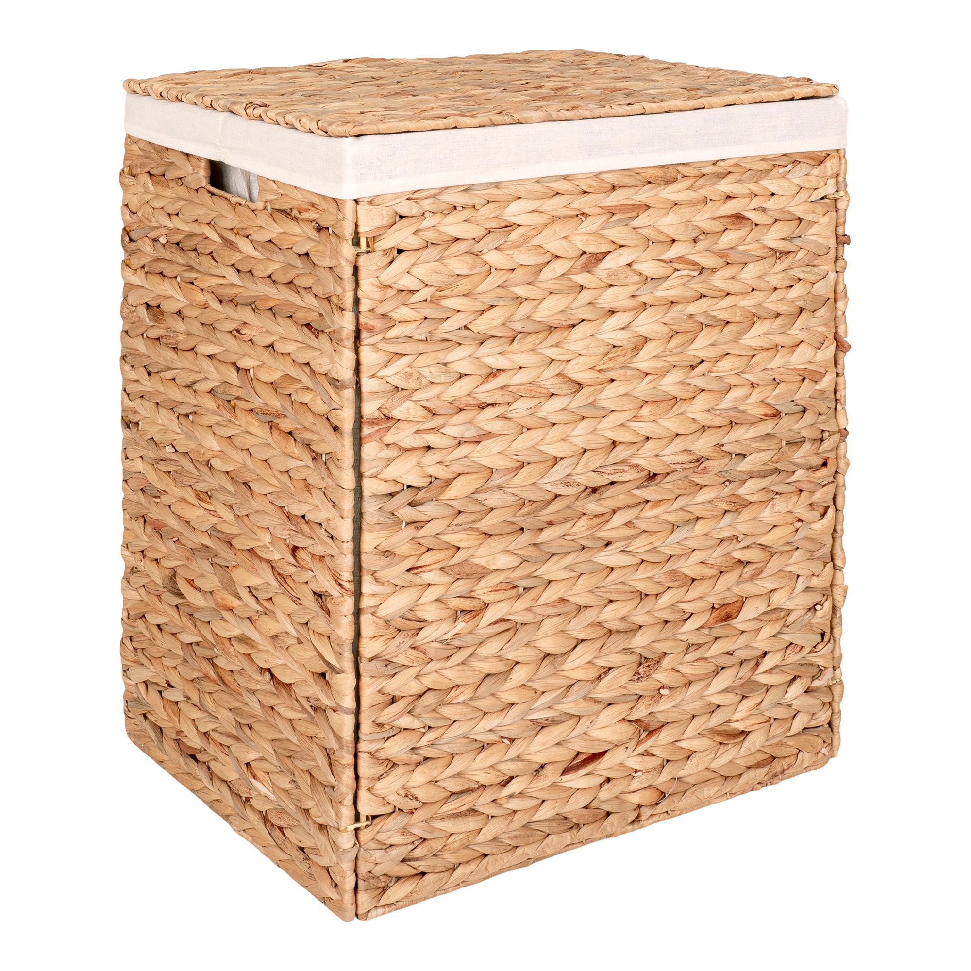 Kosz na pranie PASSO 43x32x55 cm hiacynt wodny naturalny