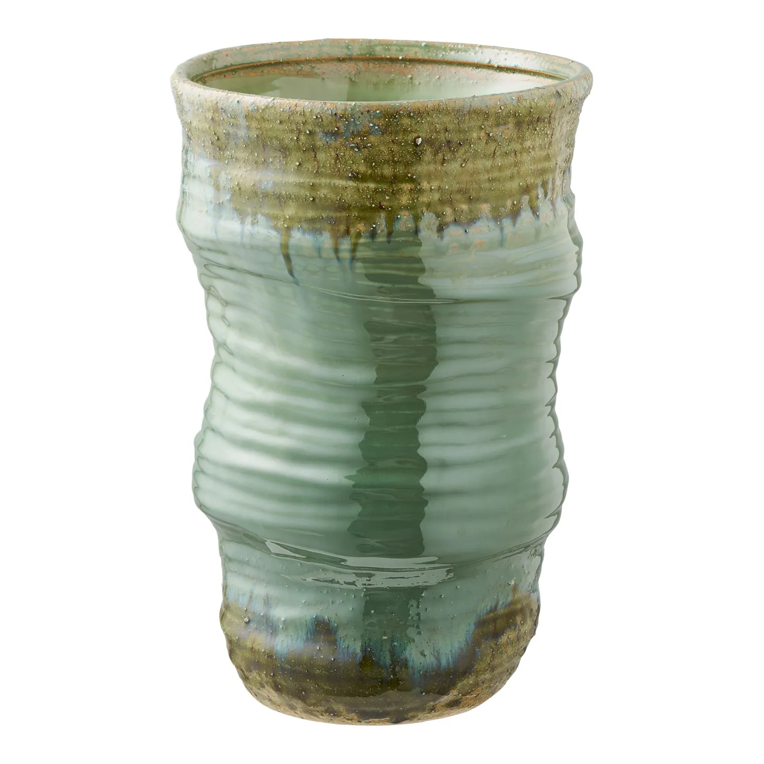 Wazon ceramiczny 22x34,5 zielony Wazon ceramiczny 22x34,5 zielony
