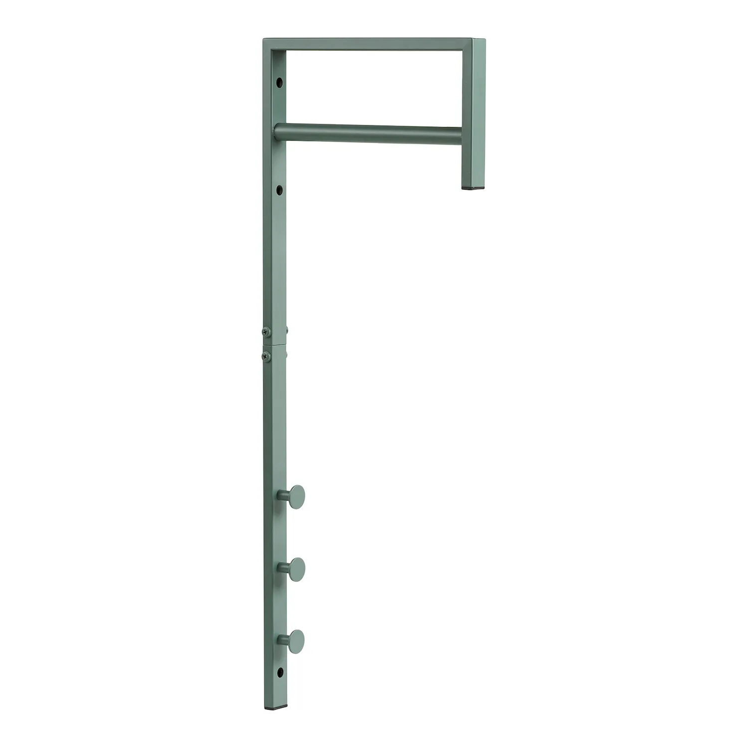 Wieszak ścienny metalowy TRENTO zielony Wieszak ścienny metalowy TRENTO zielony