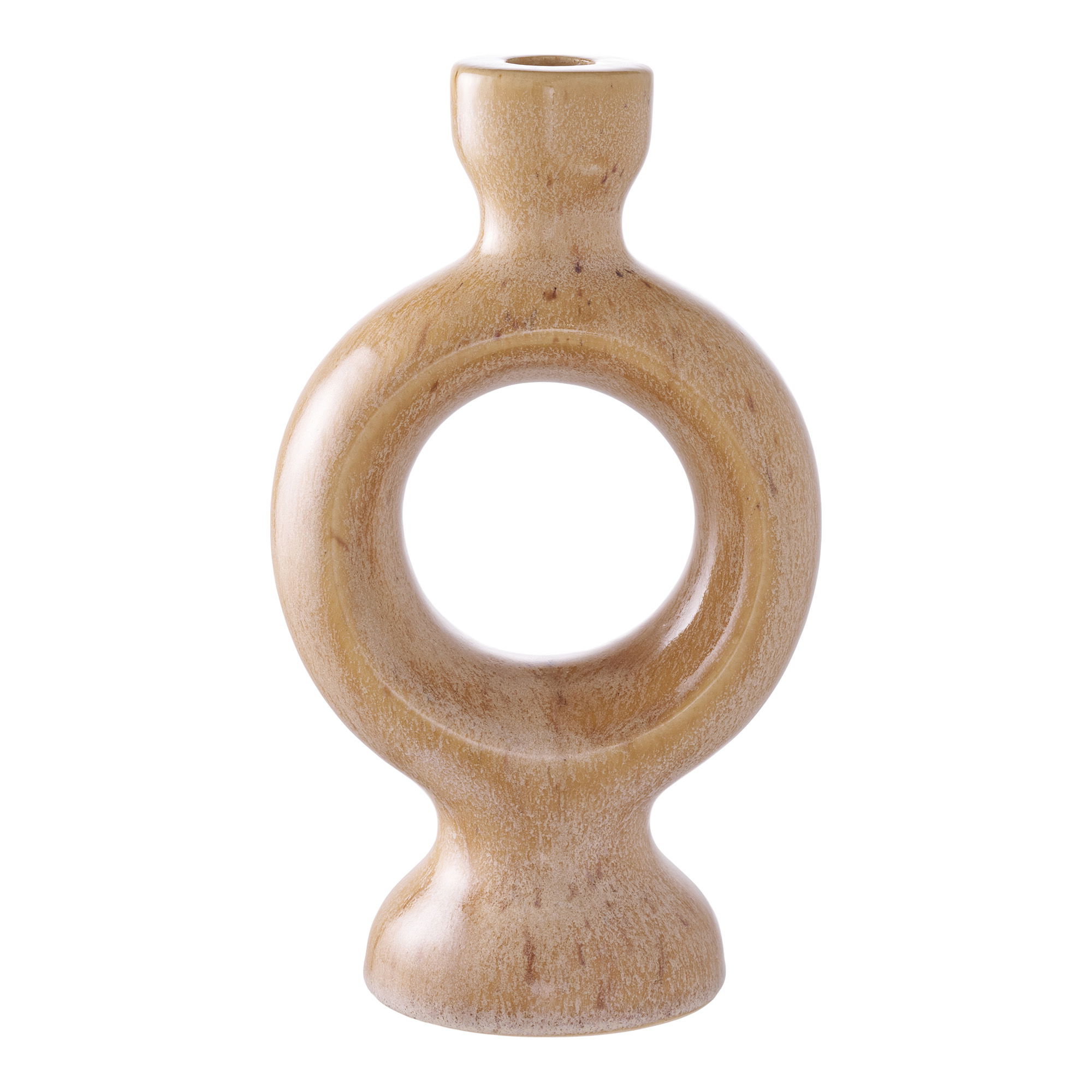 Świecznik ceramiczny CANDLE 135x88x234 cm brązowy Świecznik ceramiczny CANDLE 135x88x234 cm brązowy