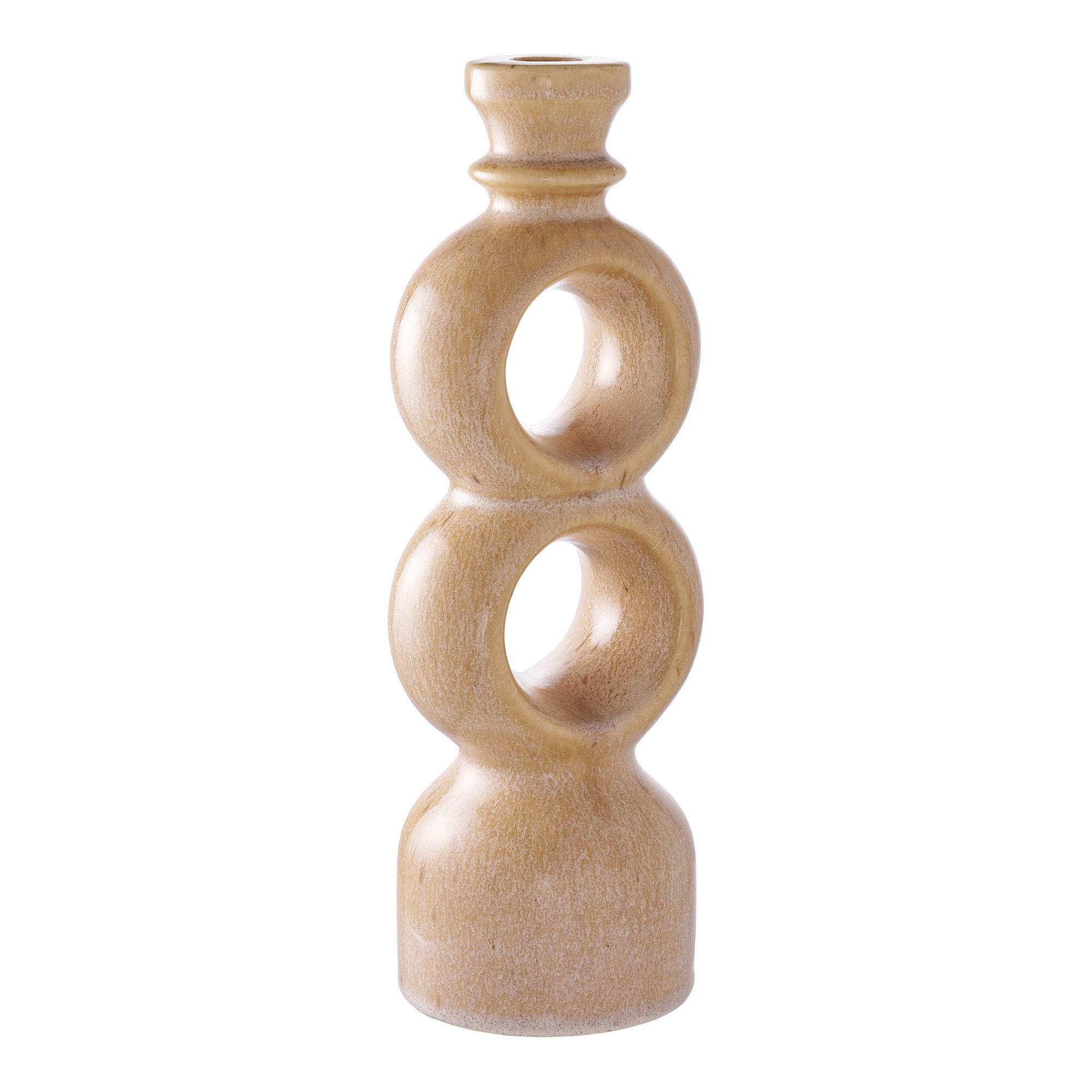 Świecznik ceramiczny CANDLE 107x95x305 cm brązowy Świecznik ceramiczny CANDLE 107x95x305 cm brązowy