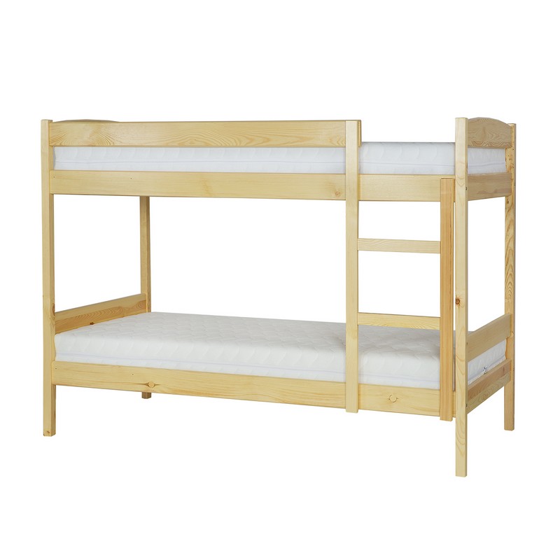LK136/II łóżko S80 W152 D200 sosna naturalny DREWMAX