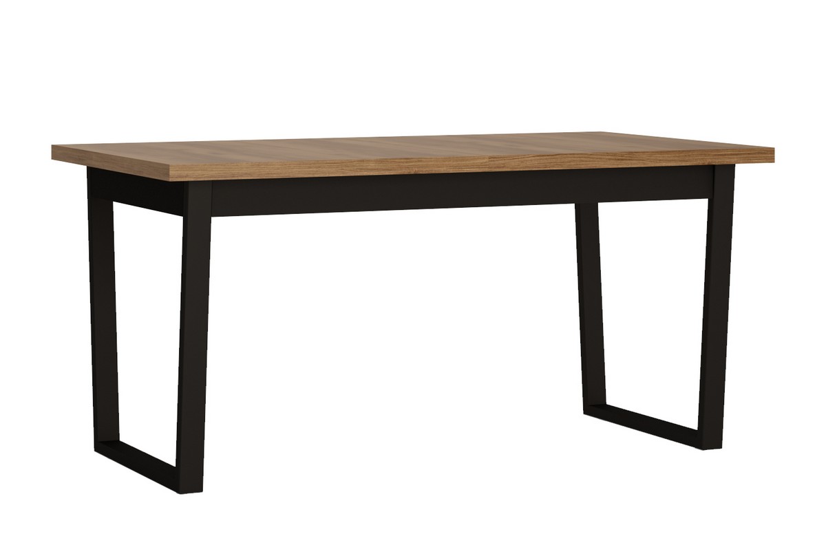 STÓŁ MWST04 160-240X90 DĄB CATANIA/ CZARNA PERŁA Wójcik STÓŁ MWST04 160-240X90 DĄB CATANIA/ CZARNA PERŁA Wójcik