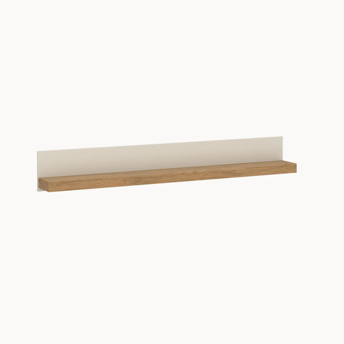 Półka długa NAXXAR 194 cm NAXP02 kaszmir dąb kamienny