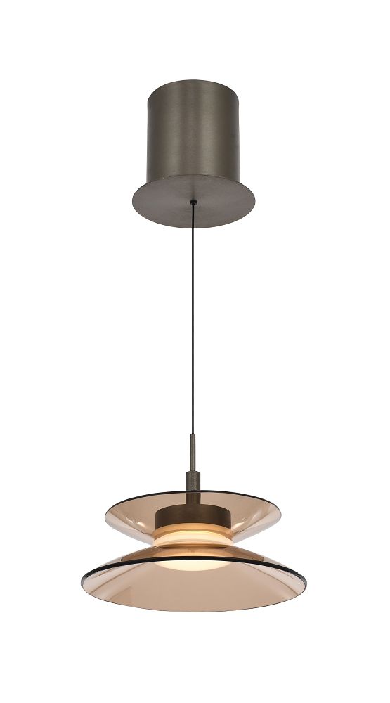 Lampa wisząca CREMA jedynka LED brązowa Lampa wisząca CREMA jedynka LED brązowa