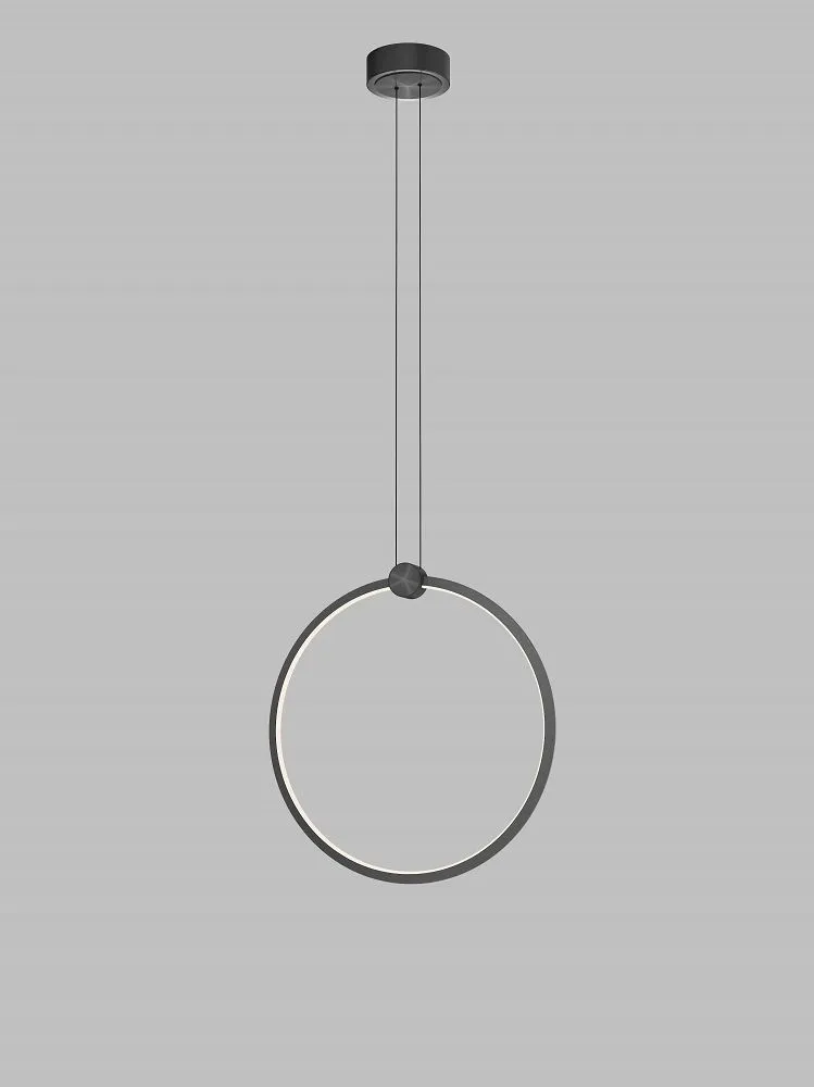 Lampa wisząca okrągła CIRCOLA LED czarna Lampa wisząca okrągła CIRCOLA LED czarna