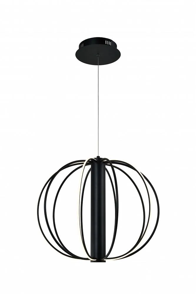 Lampa wisząca BENIALI LED czarna Lampa wisząca BENIALI LED czarna