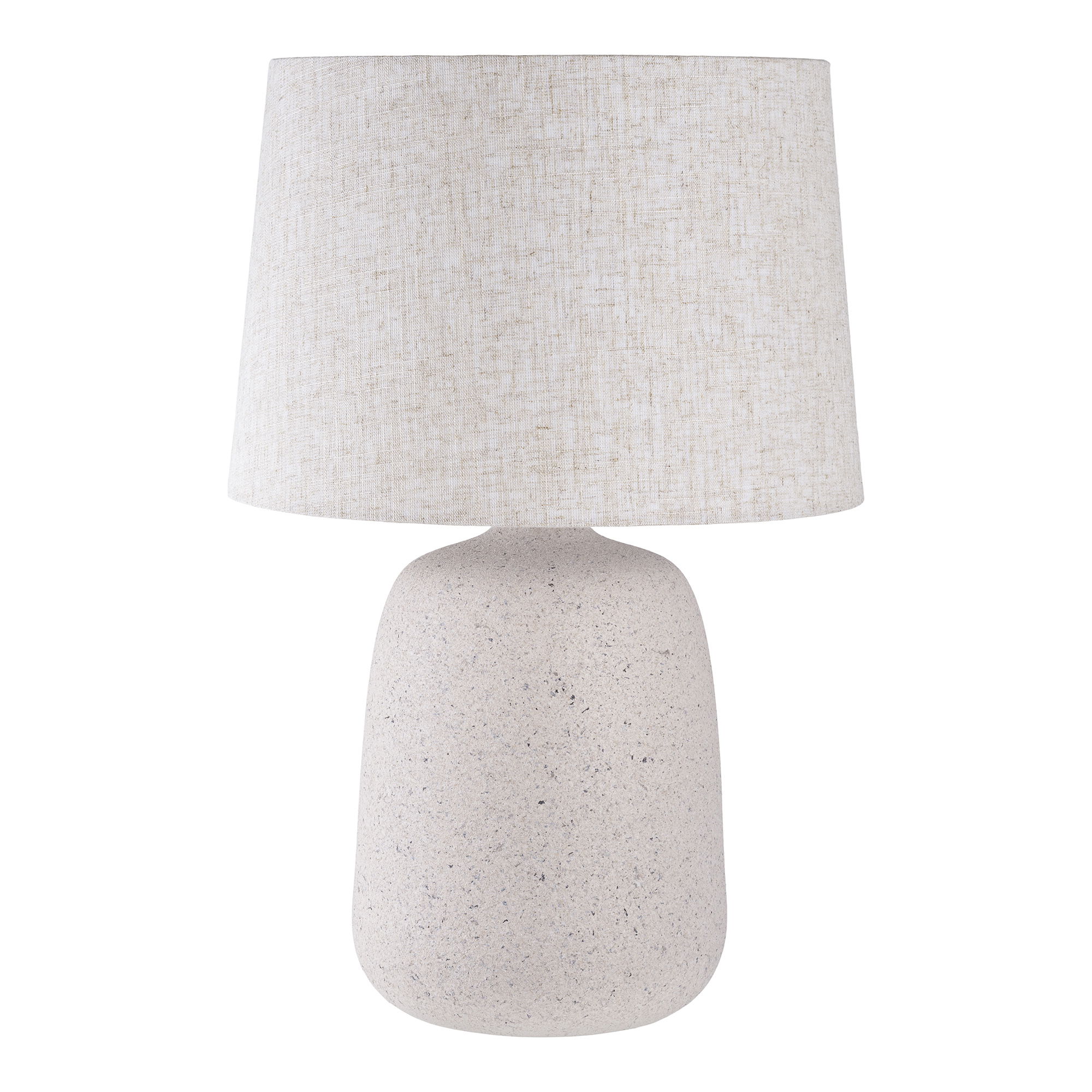Lampa stołowa ceramiczna CROFT struktura piaskowa