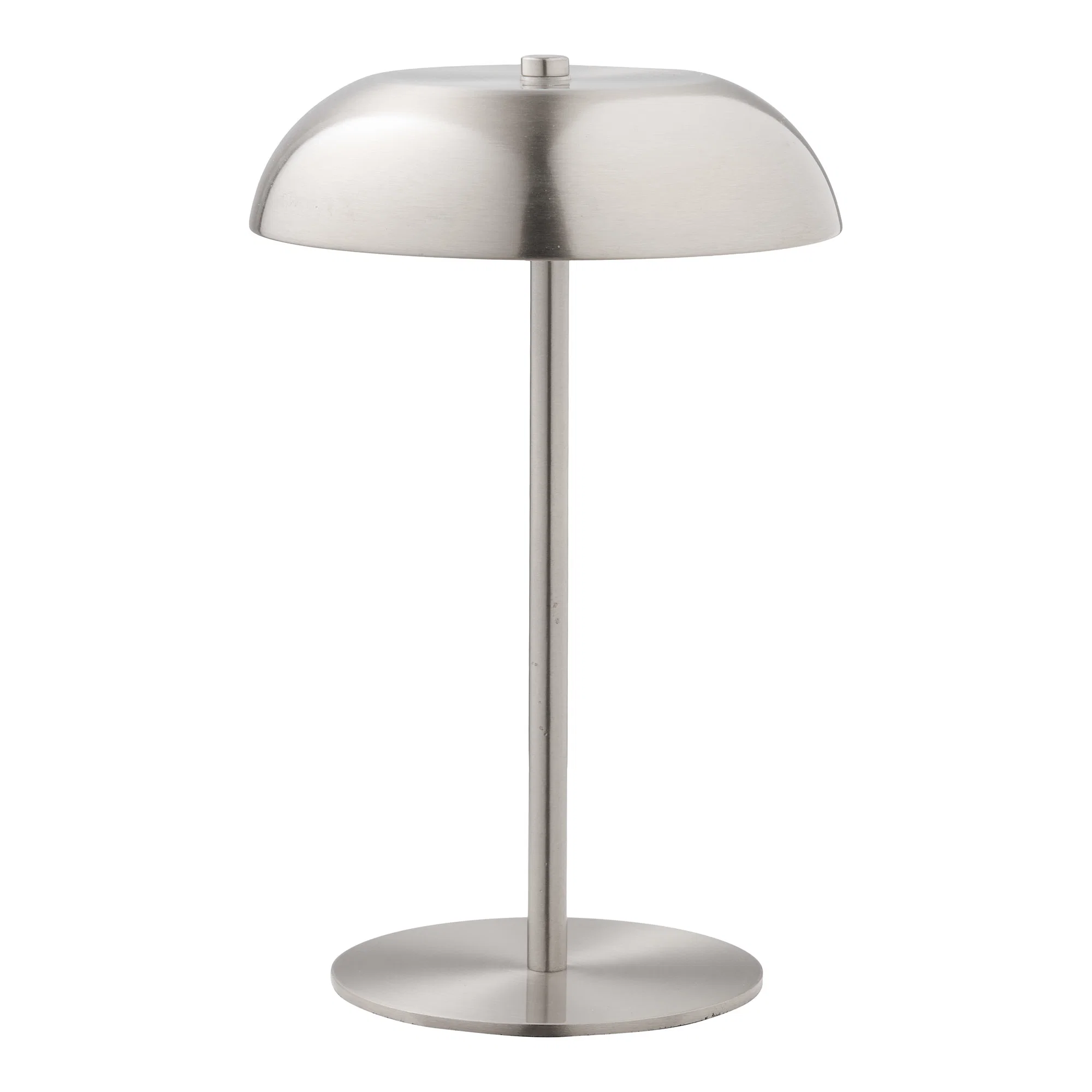 Lampa stołowa FENWICK ładowana USB-C LED srebrna