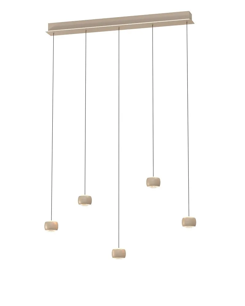 Lampa wisząca QUIBERON 5 LED kaszmirowa