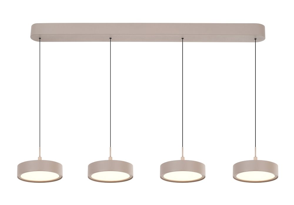 Lampa wisząca prosta VALENSOLE 4 LED kaszmirowa
