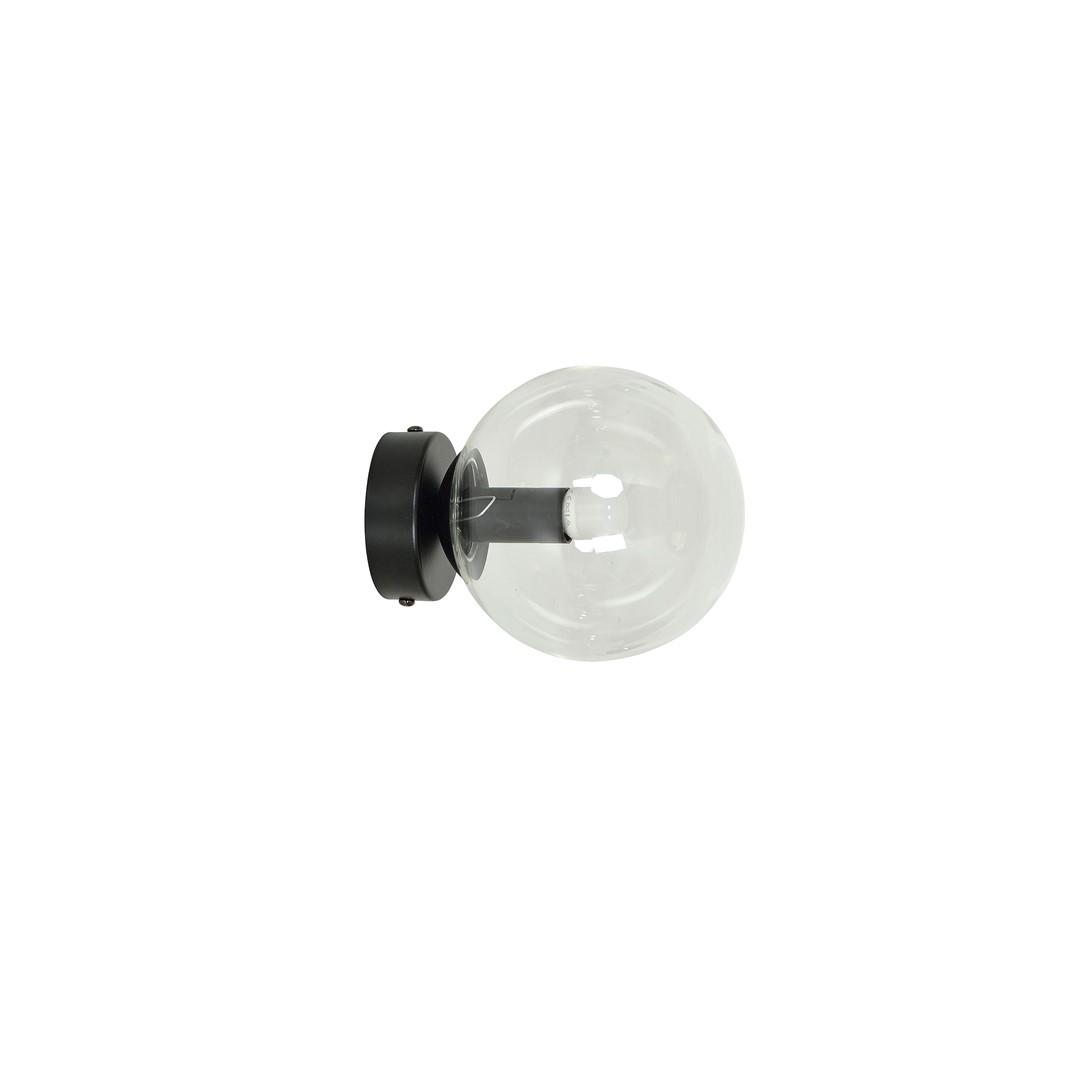 Kinkiet ROSSI K1 czarny transparentny Kinkiet ROSSI K1 czarny transparentny