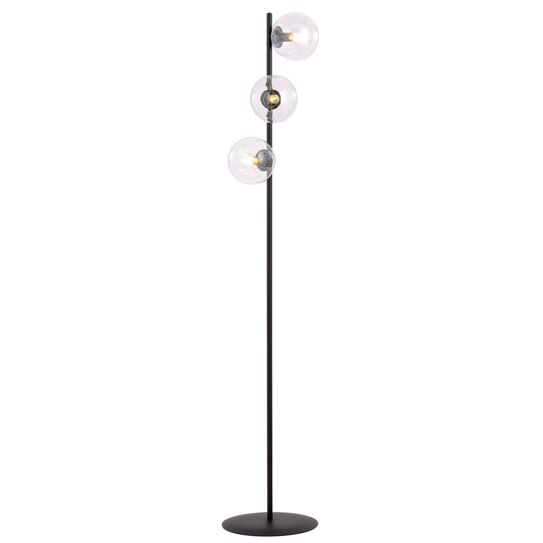 Lampa stojąca ROSSI LP3 czarny transparentny