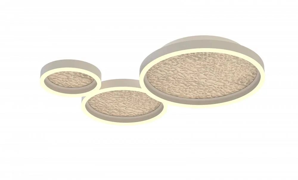 Lampa sufitowa - plafon BORMES 3 piaskowa