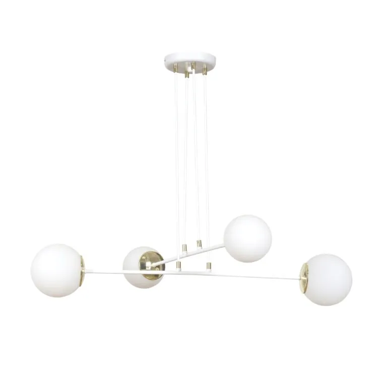 Lampa wisząca OGNIS 4 biała