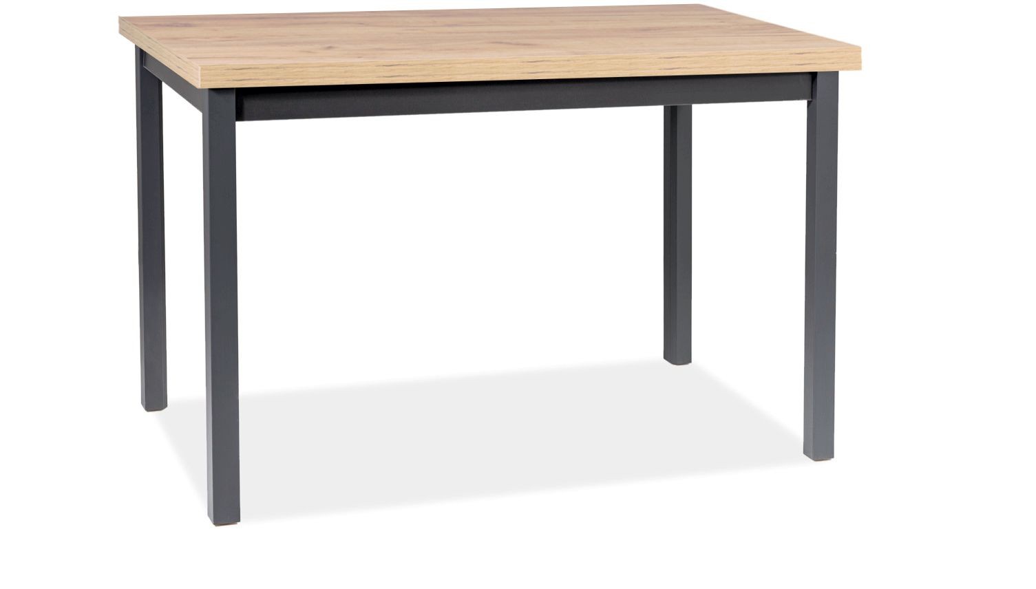 Stół nierozkładany ADAM 60x100 dąb artisan czarny Signal