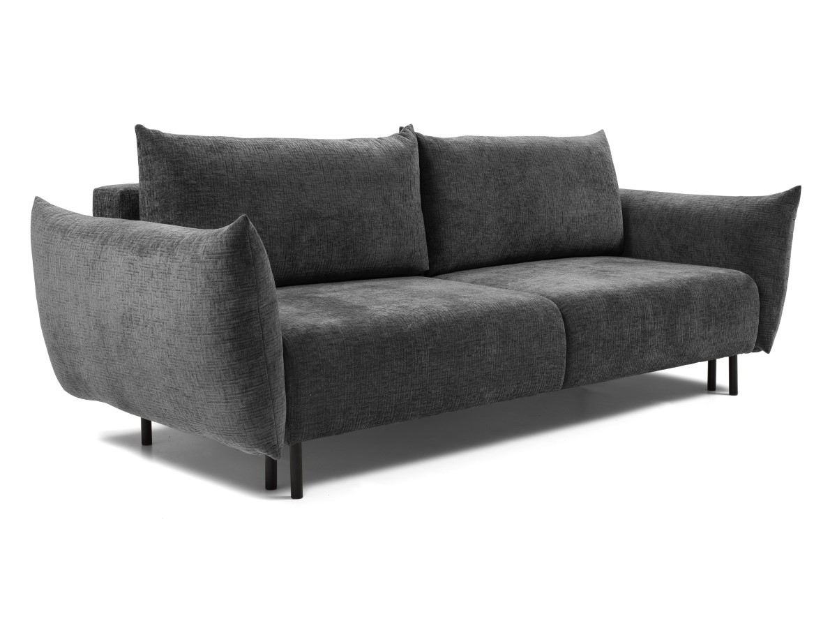 Sofa rozkładana z pojemnikiem ADEL 240 cm grafitowa Sofa rozkładana z pojemnikiem ADEL 240 cm grafitowa