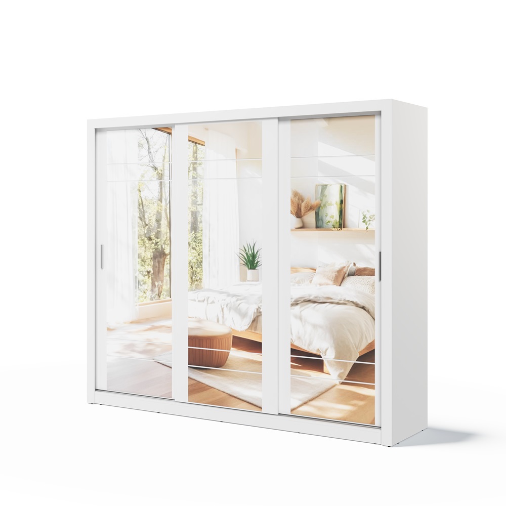 Szafa 3-drzwiowa ARTI AR-02 250cm biała