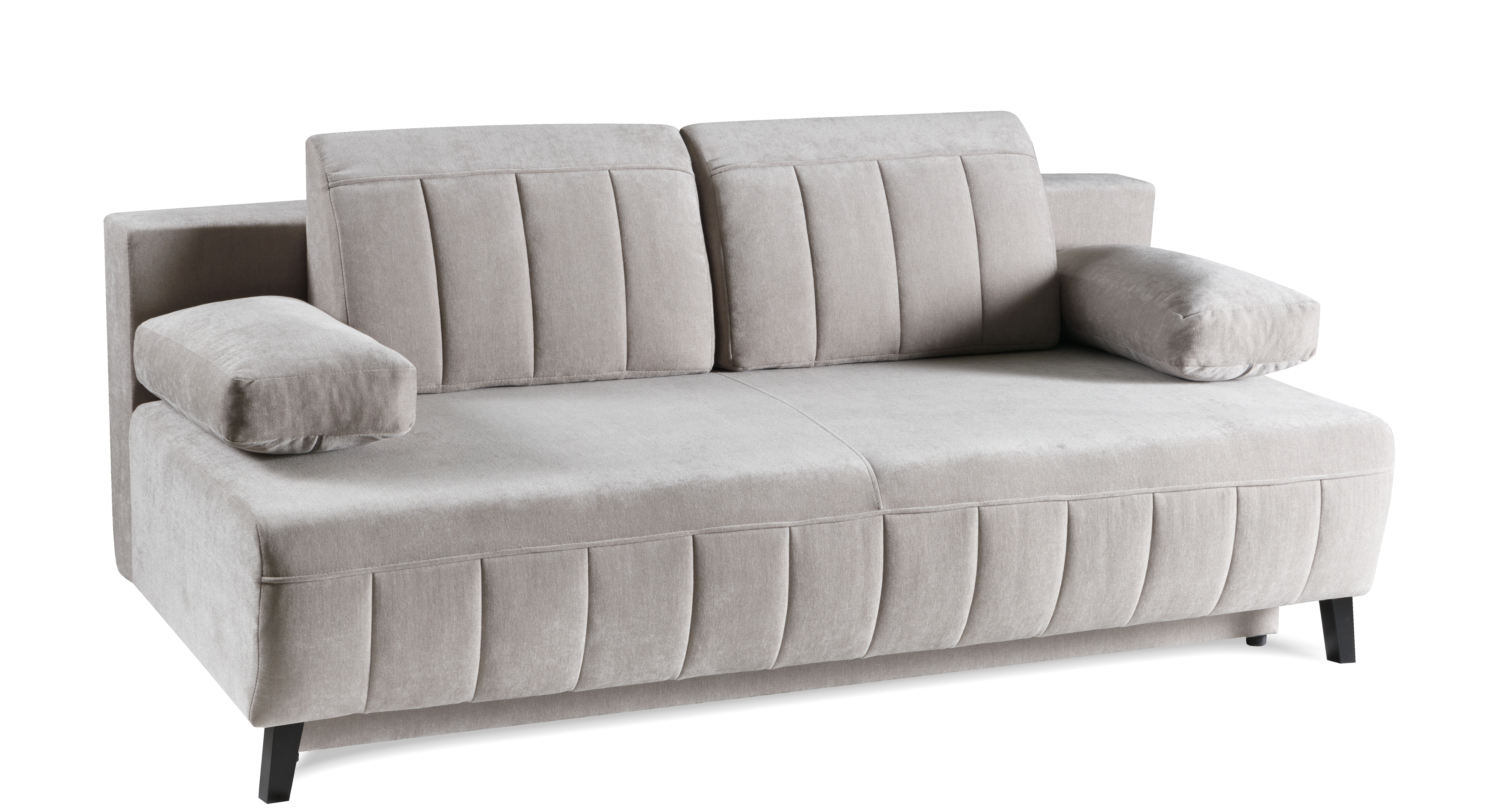 Sofa rozkładana z pojemnikiem ARUNA WIND 200 cm jasnoszara Sofa rozkładana z pojemnikiem ARUNA WIND 200 cm jasnoszara