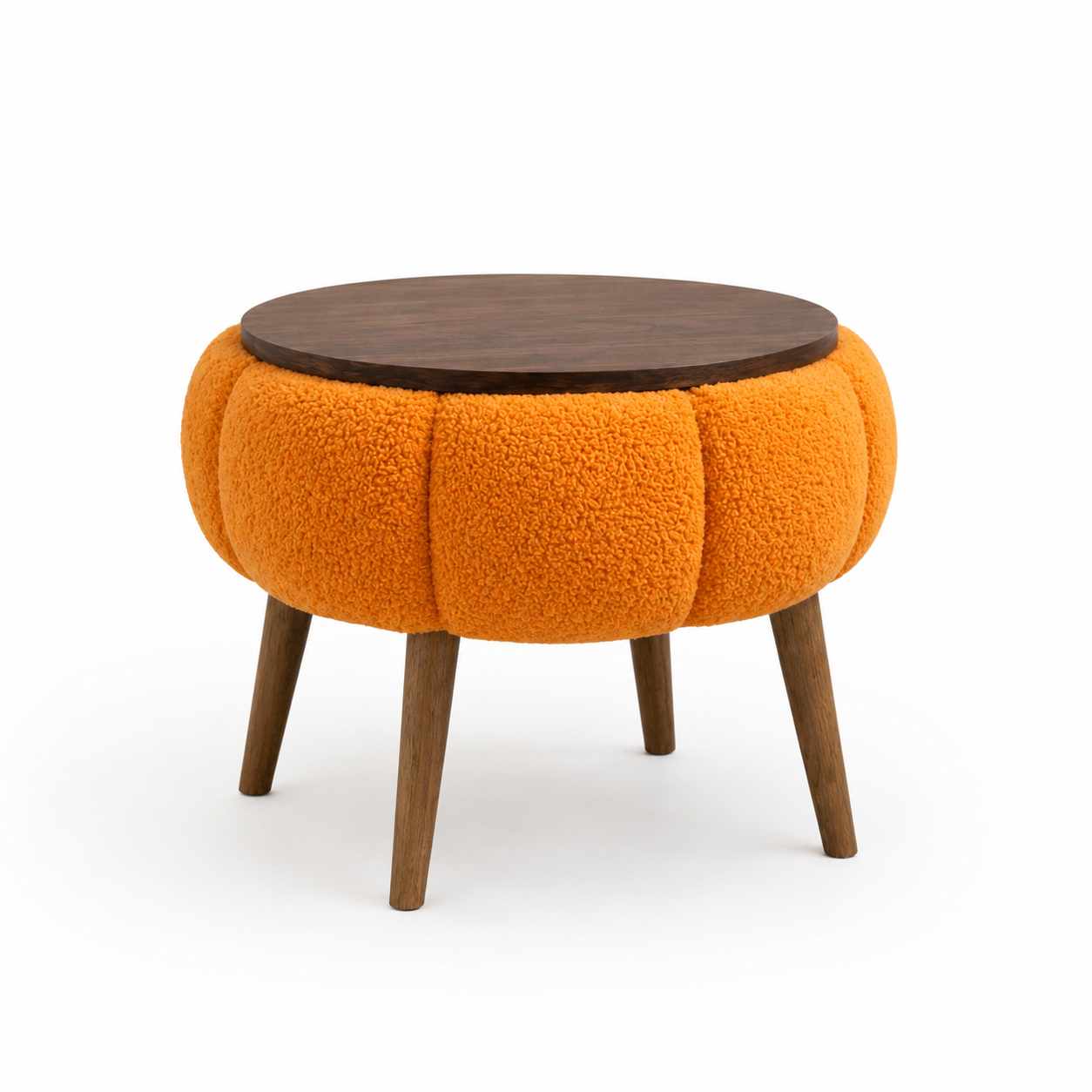 Stolik kawowy PAPATYA 45 cm pomarańczowy orzech Stolik kawowy PAPATYA 45 cm pomarańczowy orzech