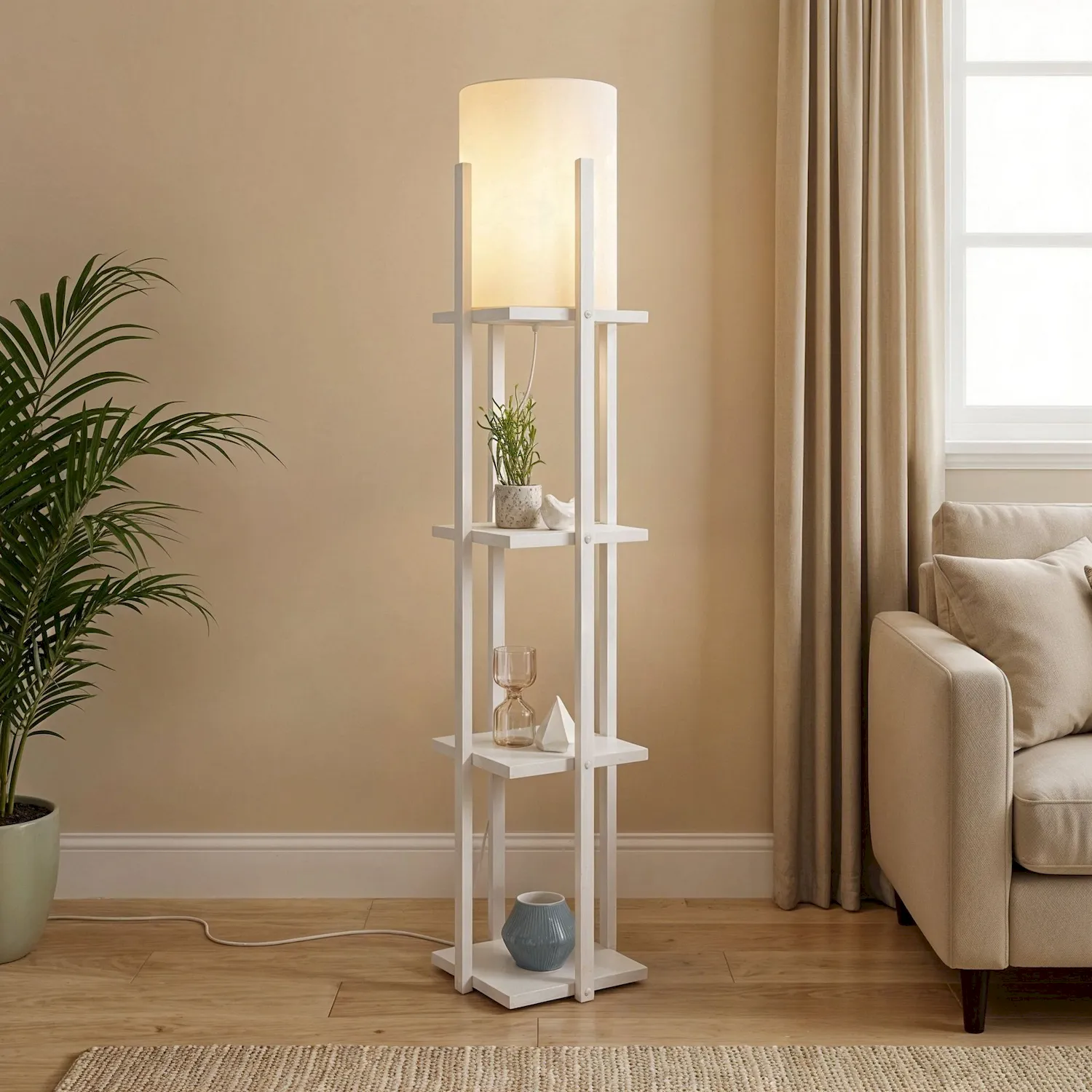 Lampa podłogowa NORA SMK biała Lampa podłogowa NORA SMK biała