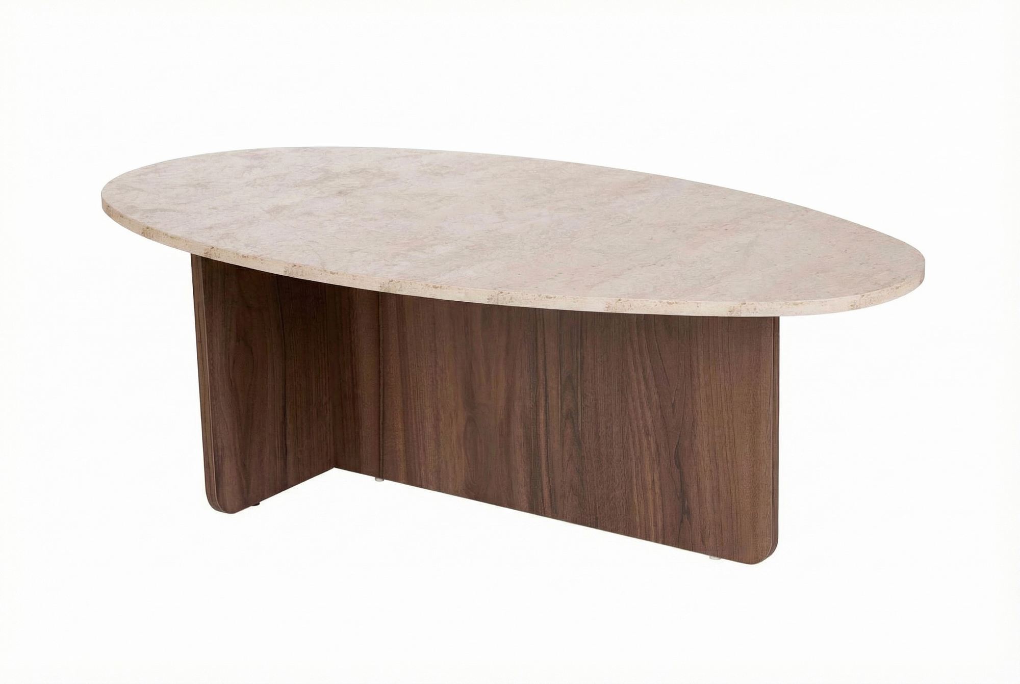 Stolik kawowy ORBA 120 cm trawertyn orzech Venezia Stolik kawowy ORBA 120 cm trawertyn orzech Venezia