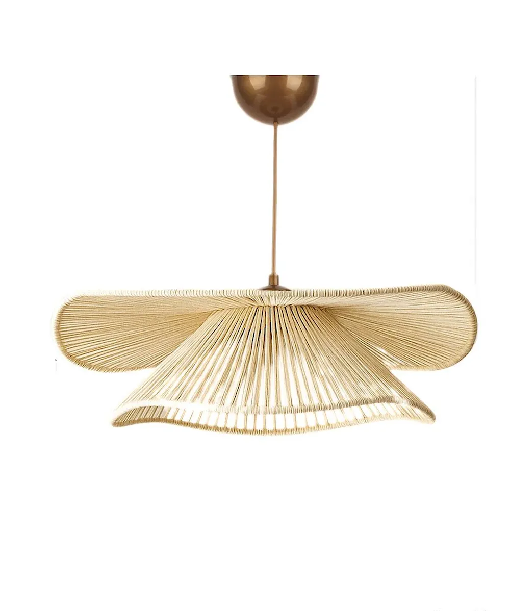 Lampa wisząca DUVELA makrama kremowa
