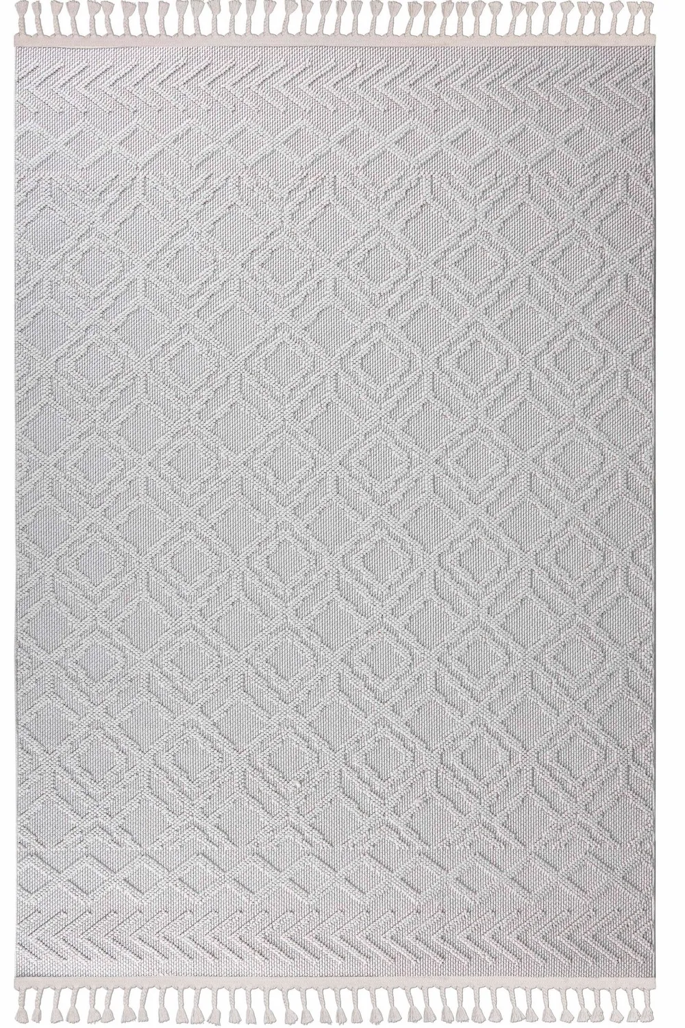 Dywan 160 x 230 POLKA biały
