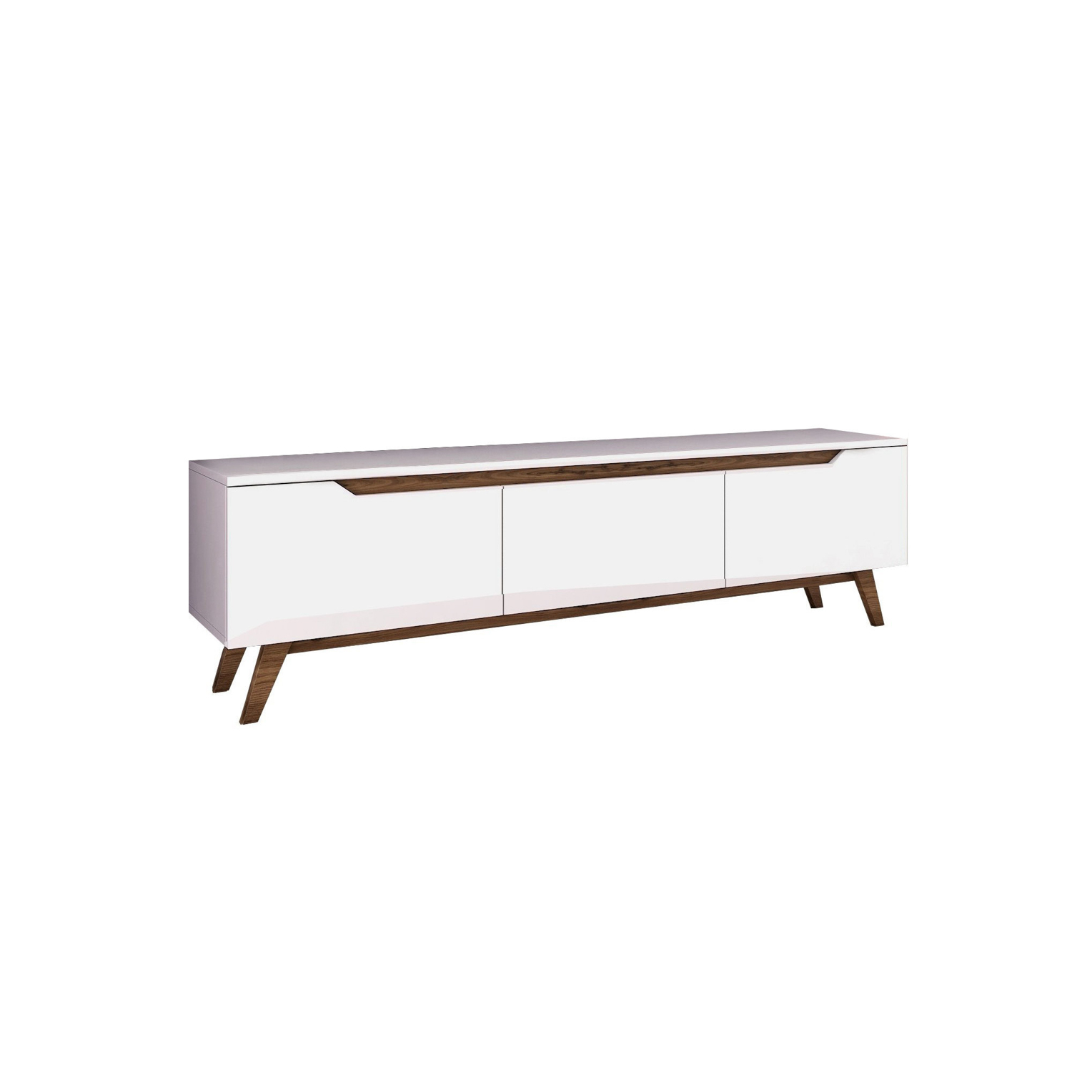 Szafka RTV 3-drzwiowa D1 180 cm biały orzech Szafka RTV 3-drzwiowa D1 180 cm biały orzech