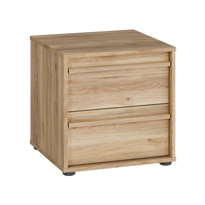 Szafka nocna ARANK z 2 szufladami 43 cm dąb mauvella