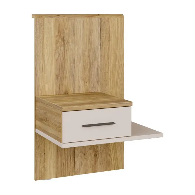 Szafka nocna BELLEVUE L 57 cm Piaskowy Dąb Mauvella