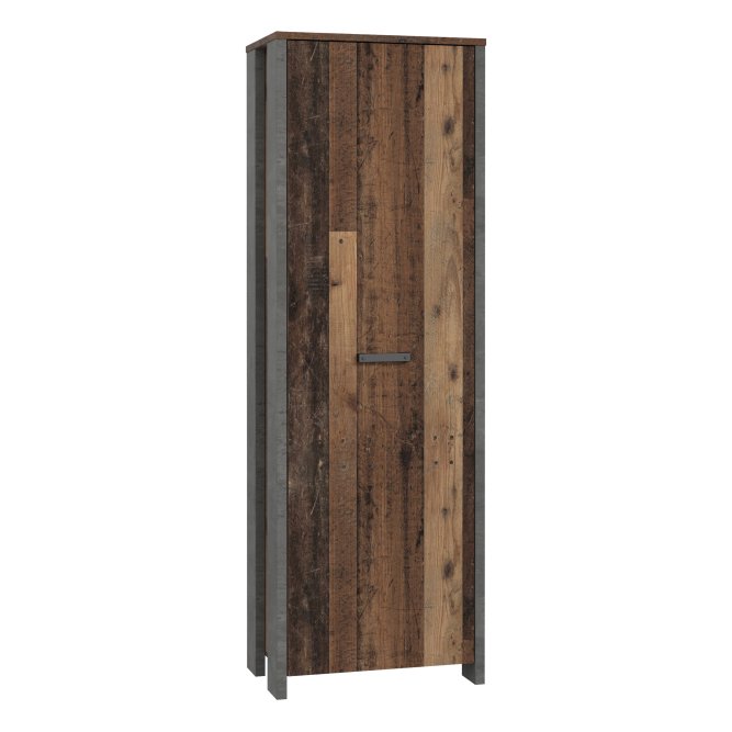 Szafa CLIF 1-drzwiowa 67 cm, old wood vintage, beton Szafa CLIF 1-drzwiowa 67 cm, old wood vintage, beton