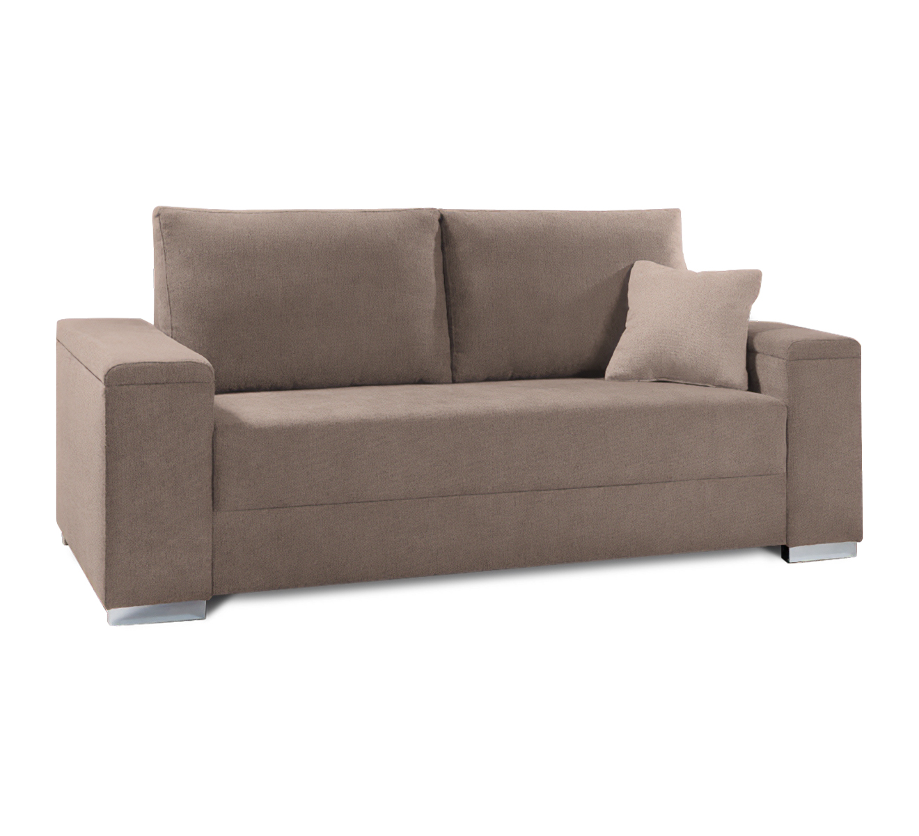 Sofa z funkcją spania   DAX 2F LAGO 4 brązowy