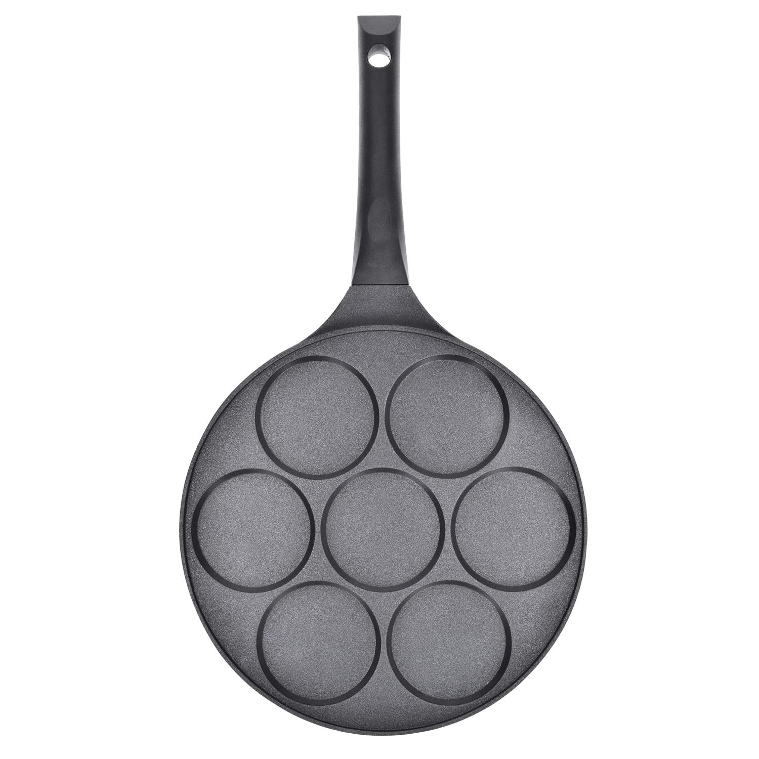 Patelnia do pancakes DUKA KRISPA 26 cm czarna aluminium
