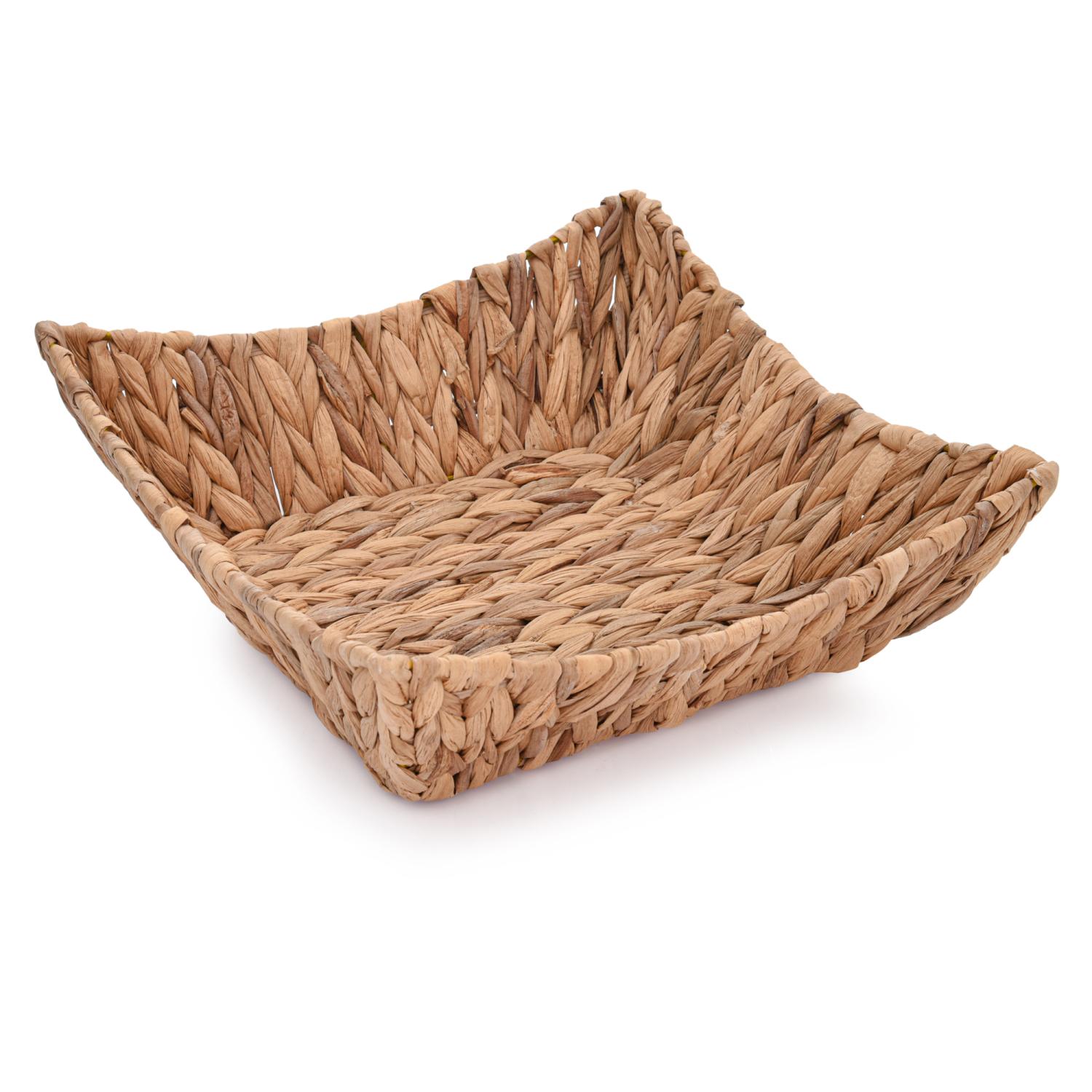 Taca ozdobna pleciona DUKA HYACINTH 37 cm brązowa Taca ozdobna pleciona DUKA HYACINTH 37 cm brązowa