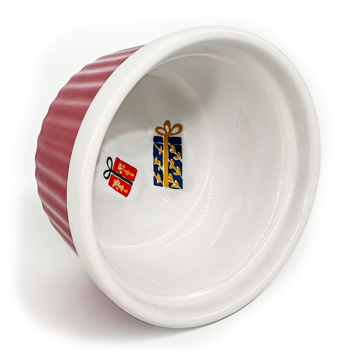 Kokilka okrągła DUKA LYCKLIG 9 cm świąteczna ceramiczna