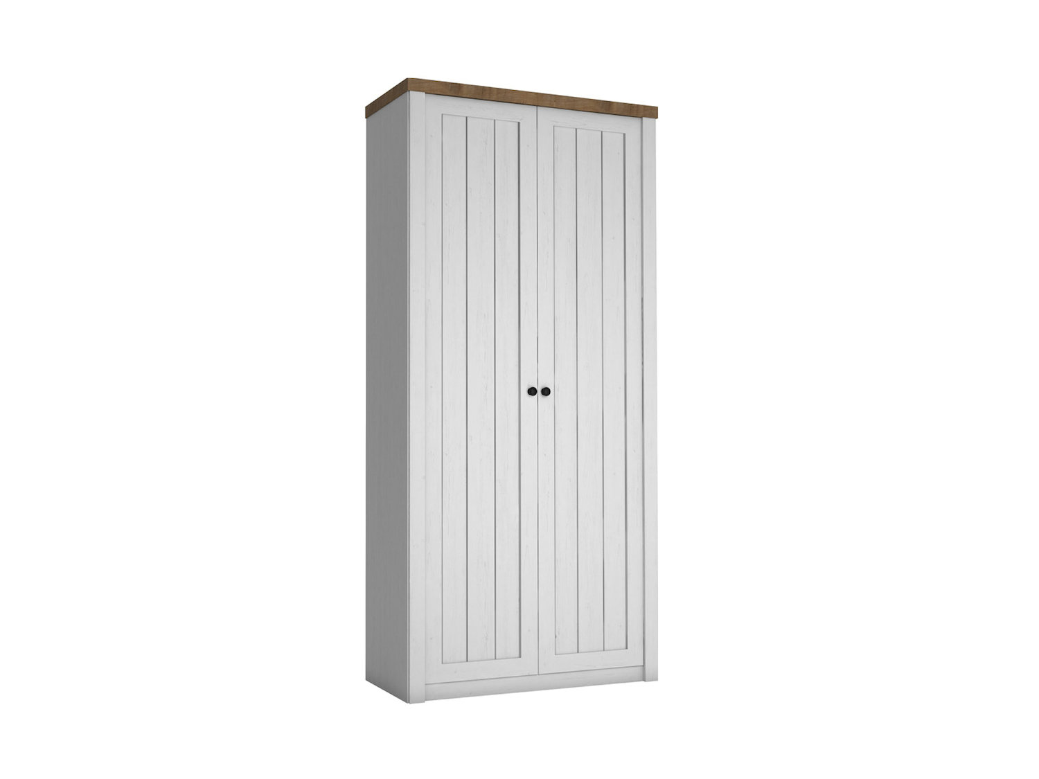 Szafa 2-drzwiowa PROWANSJA S2D 90 cm Sosna Andersen Dąb Burgundzki Szafa 2-drzwiowa PROWANSJA S2D 90 cm Sosna Andersen Dąb Burgundzki