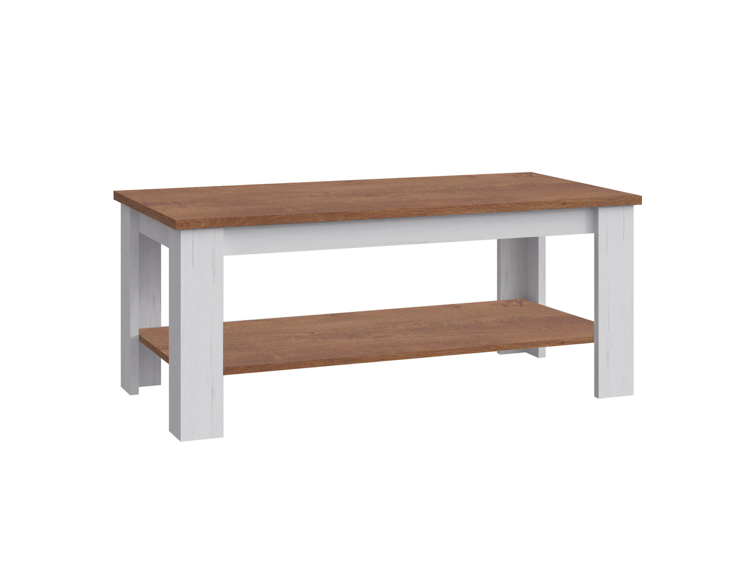 Ława PROWANSJA ST2 z półką 120x60 cm Sosna Andersen Dąb Burgundzki Ława PROWANSJA ST2 z półką 120x60 cm Sosna Andersen Dąb Burgundzki