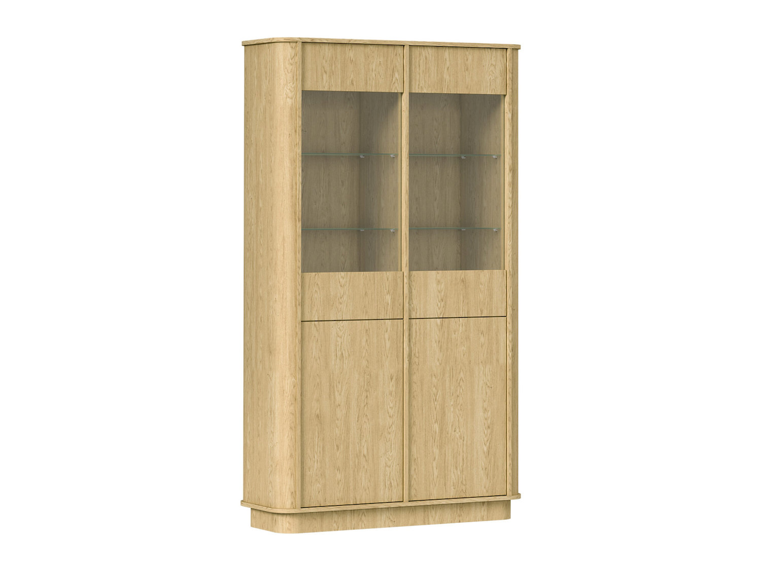 Witryna 2-drzwiowa RINGO W2D 108 cm Dąb Baltic Dune