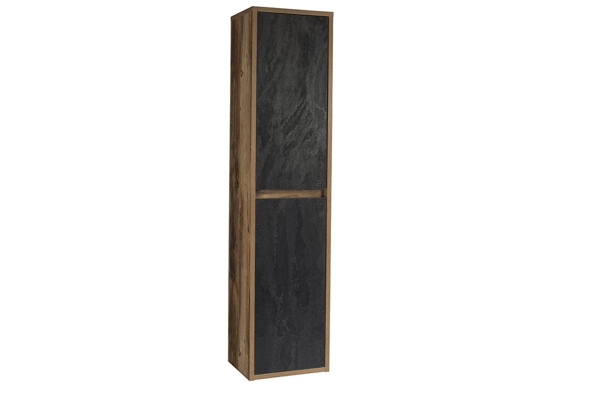 Słupek wysoki HAMPTON CONCRETE ciemny dębowy beton 170x40x33cm Słupek wysoki HAMPTON CONCRETE ciemny dębowy beton 170x40x33cm