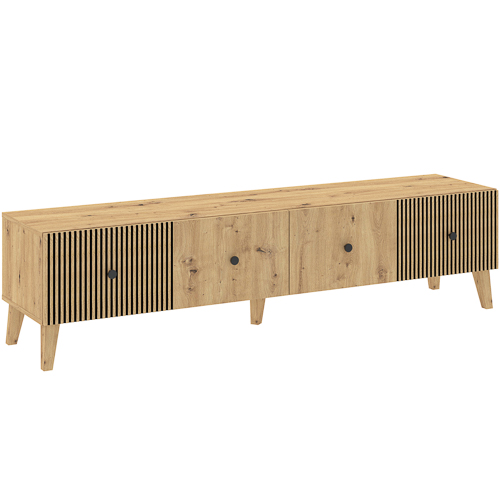 Szafka RTV 2-drzwiowa BERLIN 180cm dąb artisan Szafka RTV 2-drzwiowa BERLIN 180cm dąb artisan