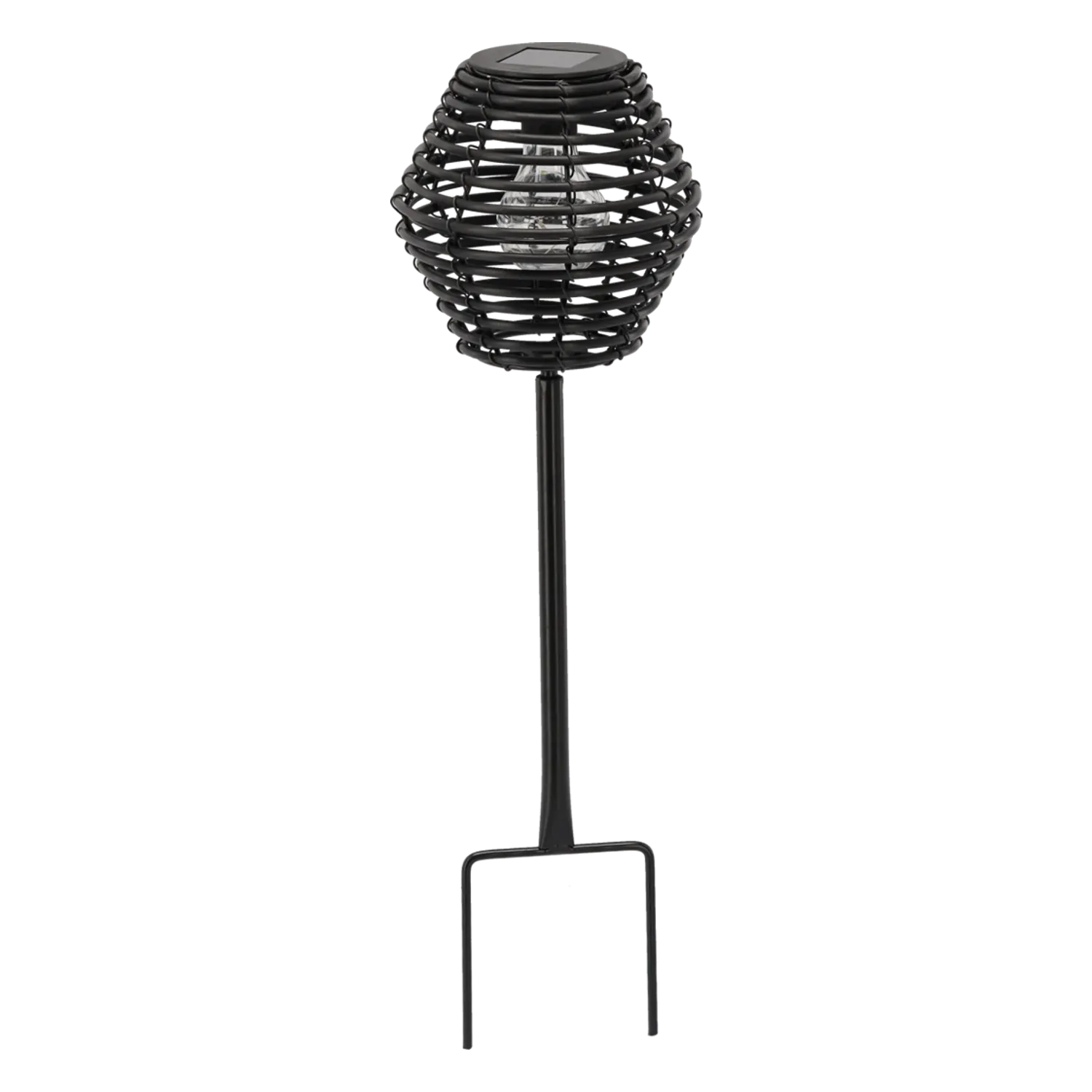 Lampion solarny wbijany 52 cm czarny Lampion solarny wbijany 52 cm czarny