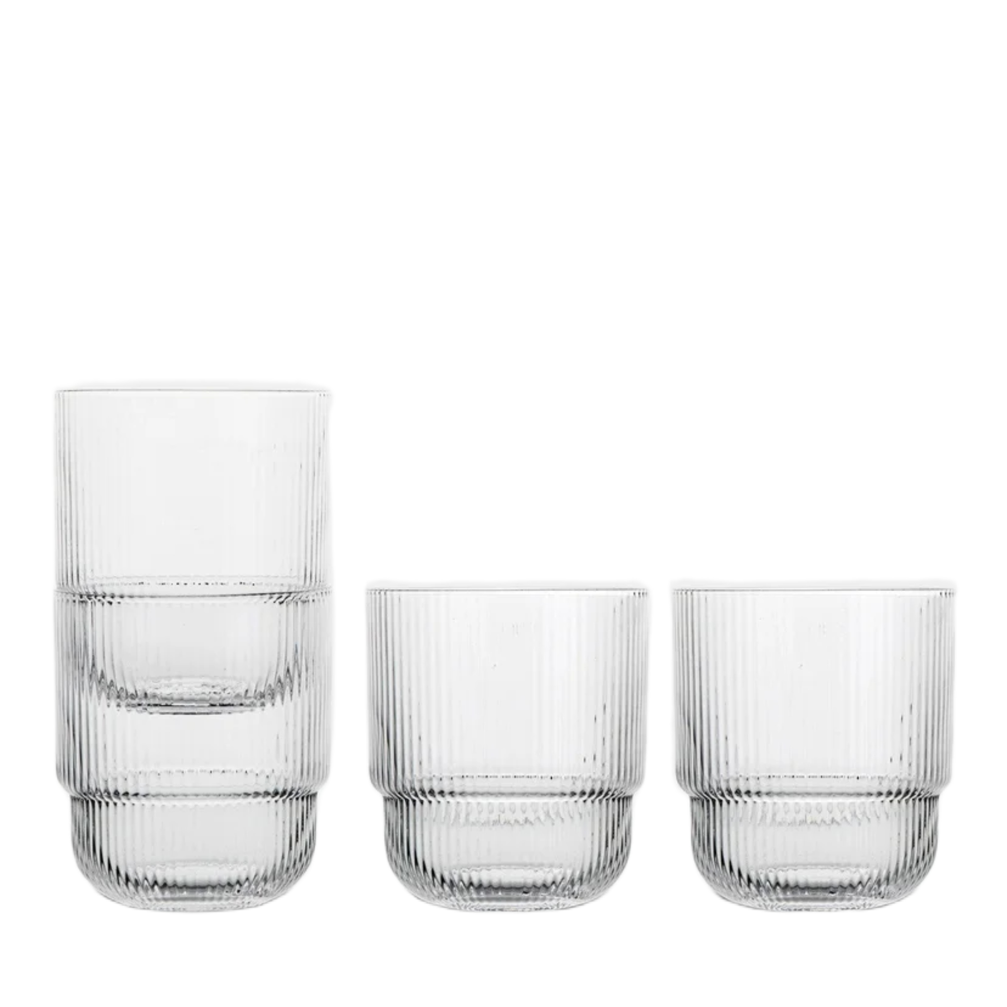 Zestaw 4 szklanek BLANKA transparentny Zestaw 4 szklanek BLANKA transparentny