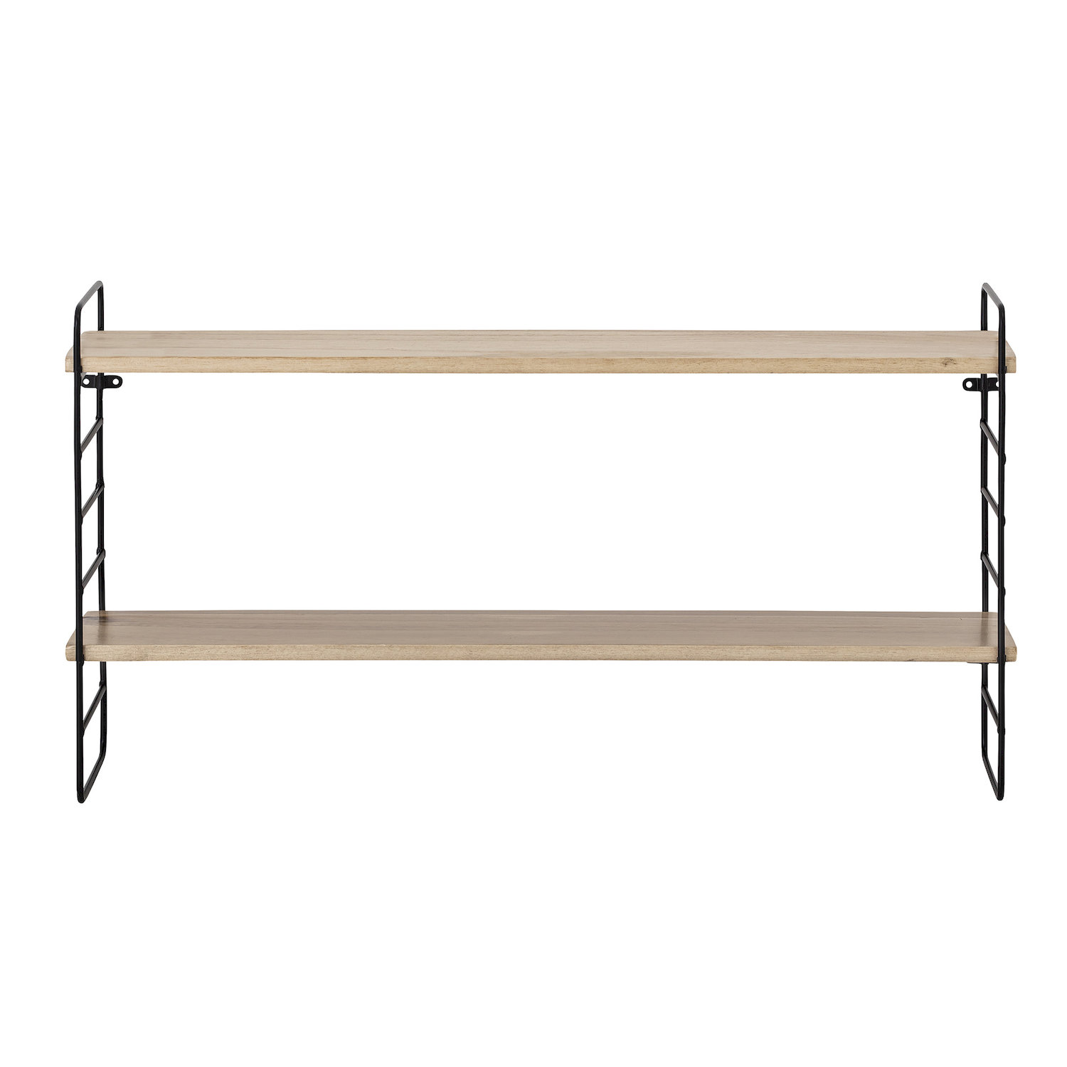 Półka ścienna NORTH 65 cm naturalny czarny