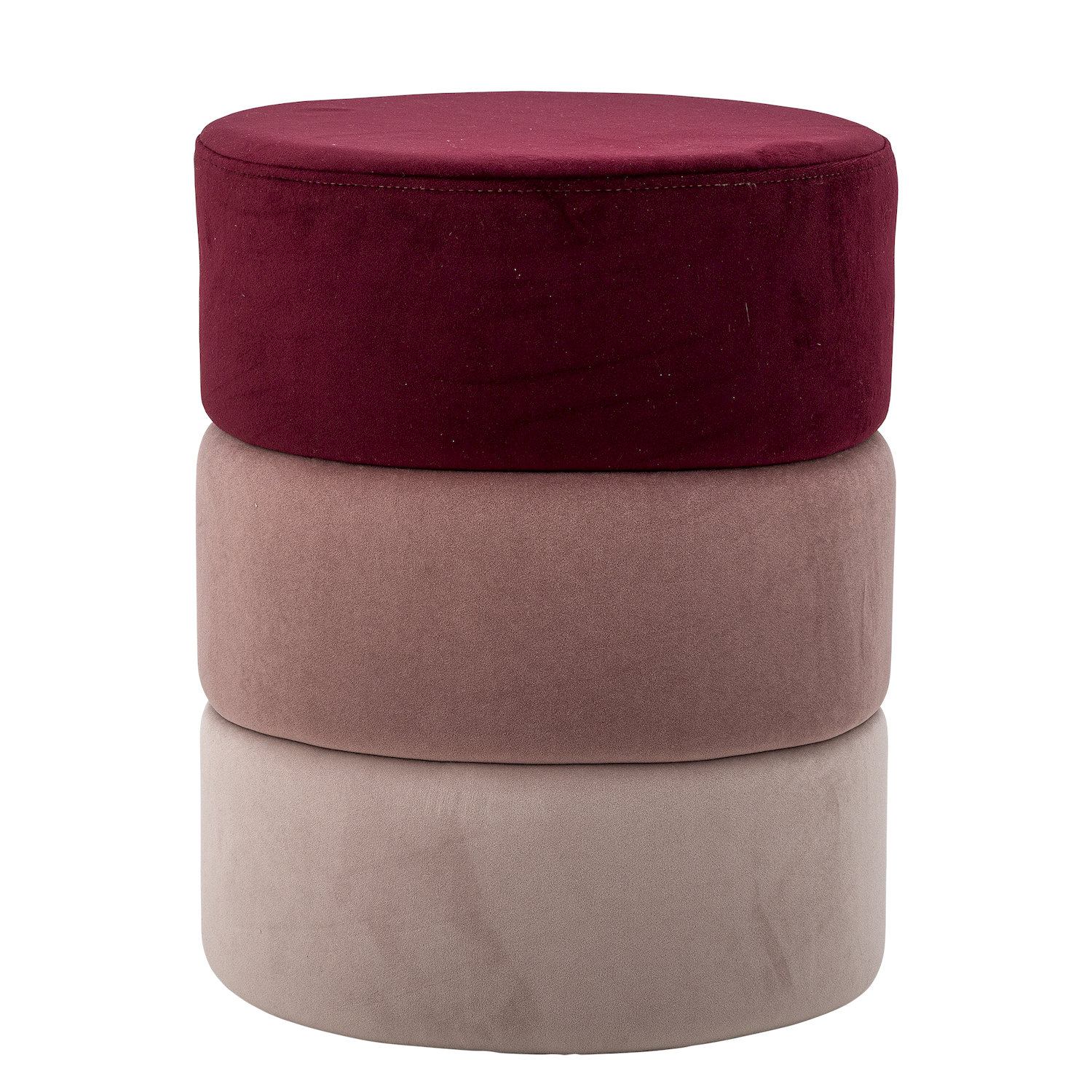 Puf BILBAO 39 cm różowy czerwony beżowy Puf BILBAO 39 cm różowy czerwony beżowy