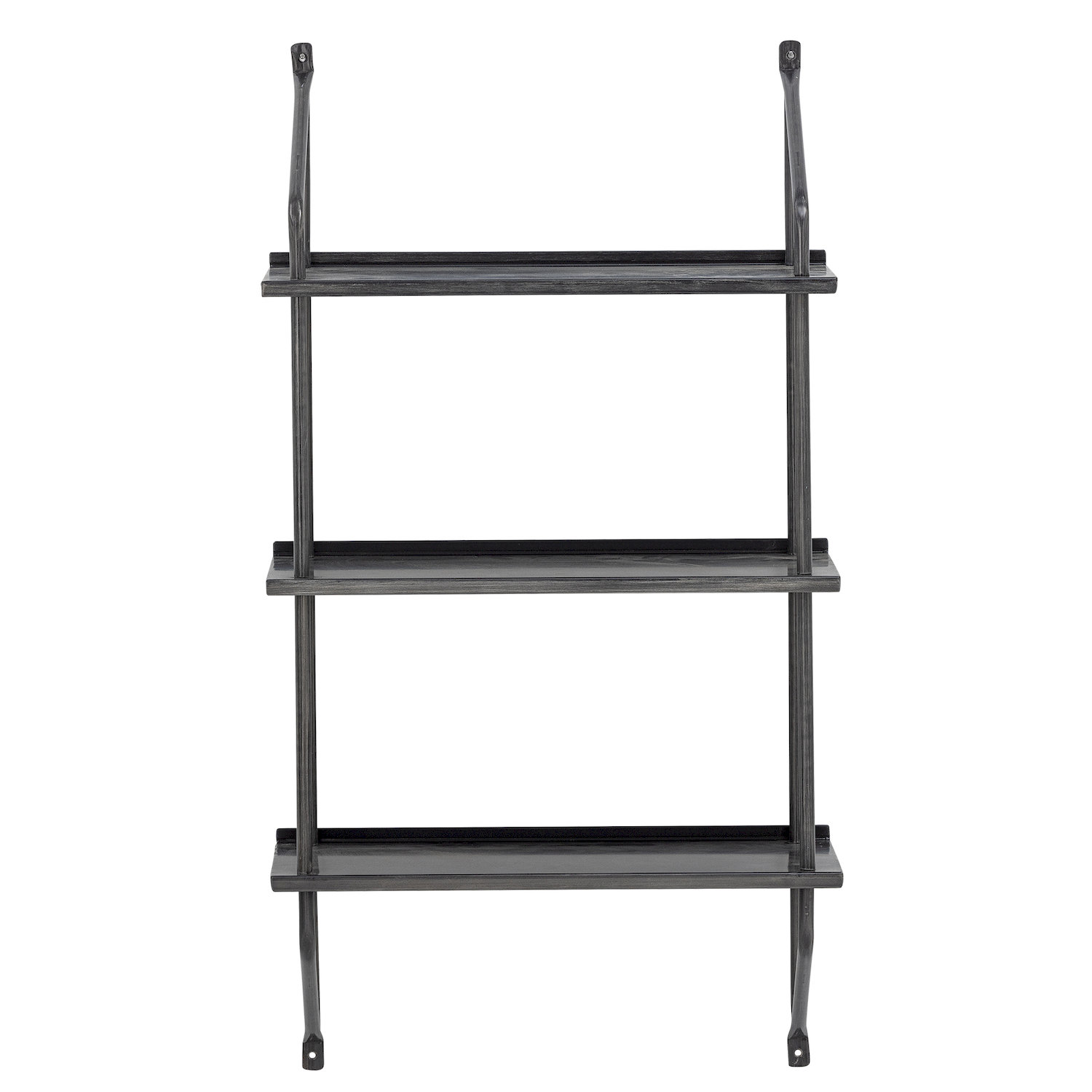 Regał wiszący SINDRE 49 cm metal czarny