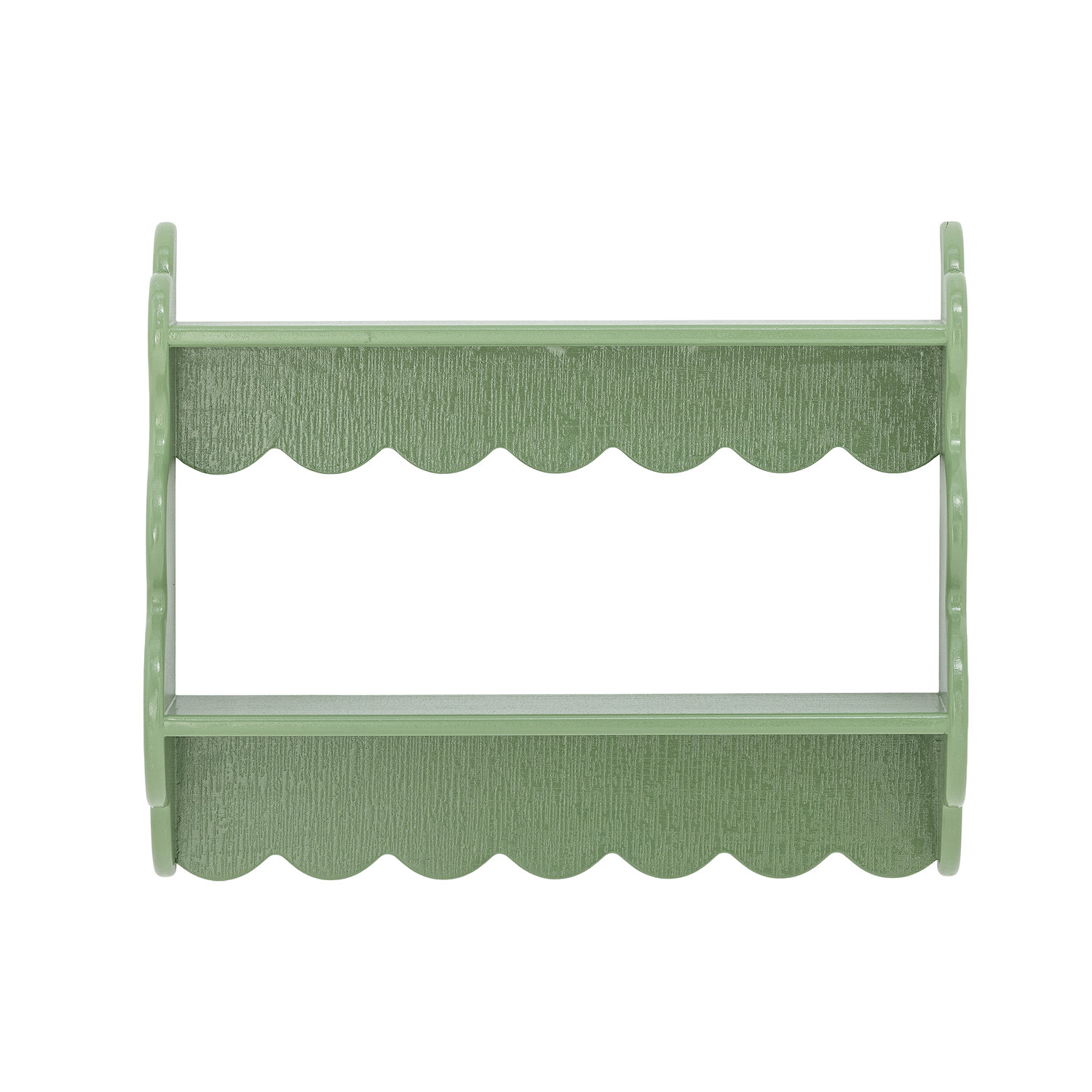 Półka drewniana SALLA 49,5 cm zielona Półka drewniana SALLA 49,5 cm zielona