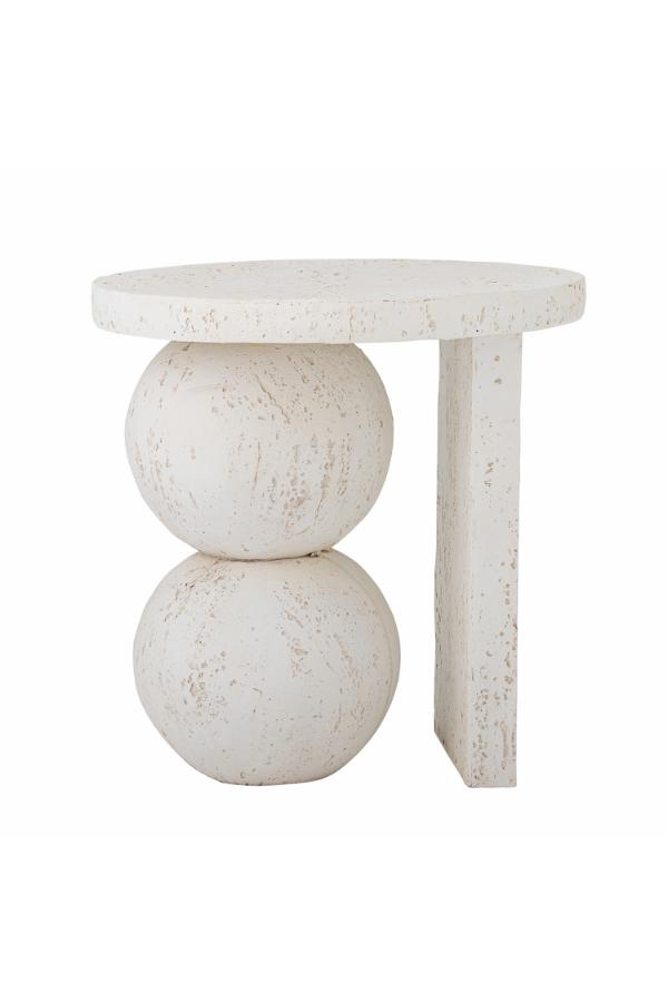 Stolik pomocniczy TALLY 46 cm biały Stolik pomocniczy TALLY 46 cm biały