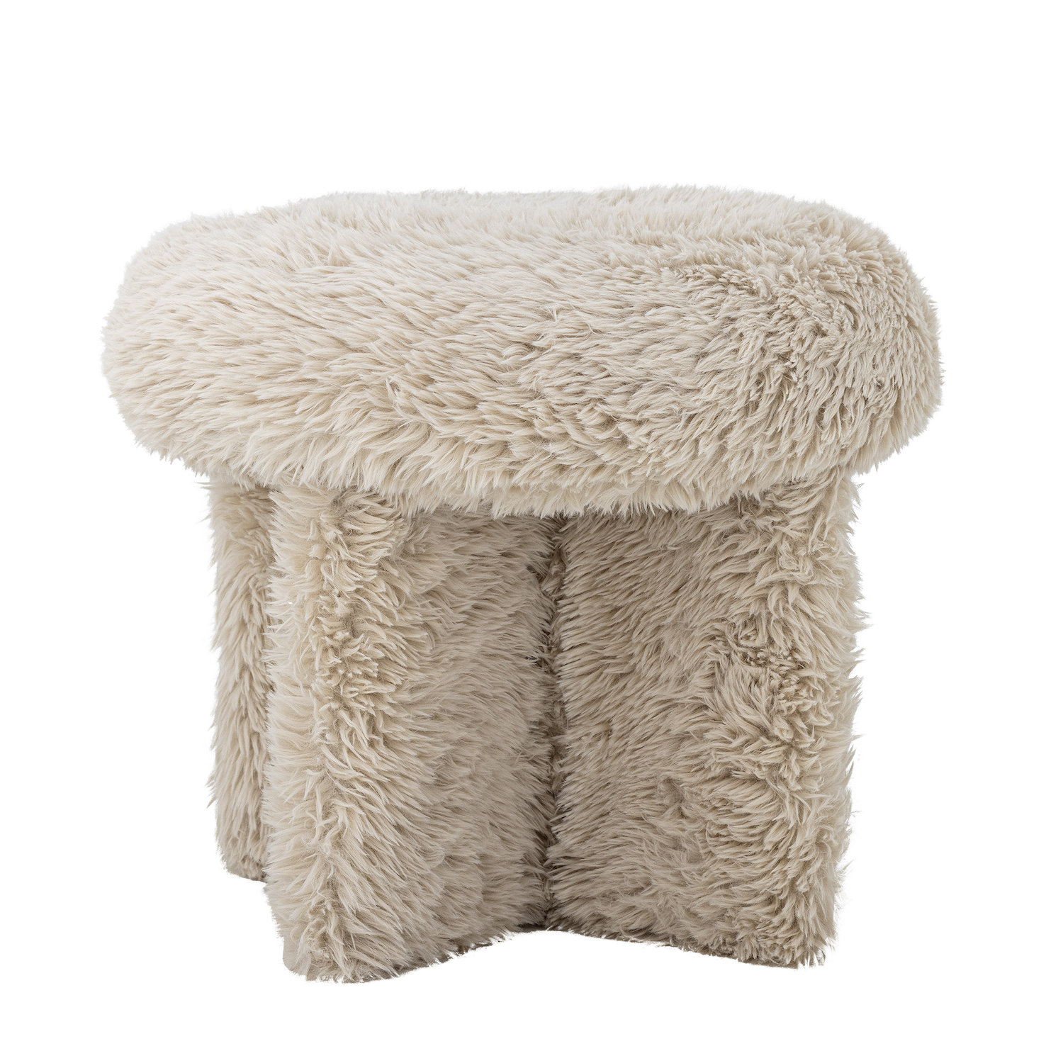 Puf dekoracyjny FRIKKA 43 cm beżowy