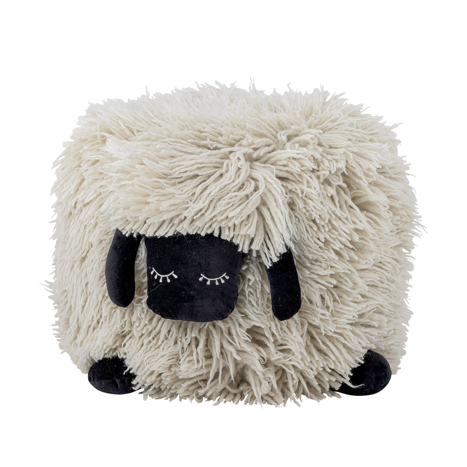 Puf dziecięcy DOLLY 45 cm owca biały